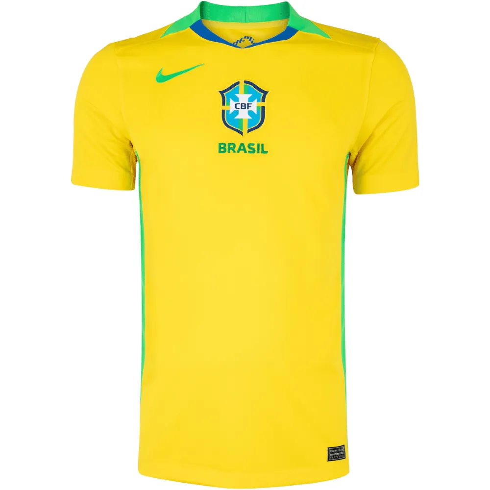 Camisa Seleção Brasileira Nike I Jogador 25/26 Amarela Masculina